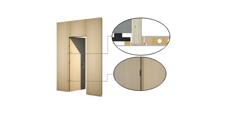 Formles® Modern Hidden Door Wall System