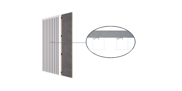 iCeiling® ZU3030 Baffle Wall System